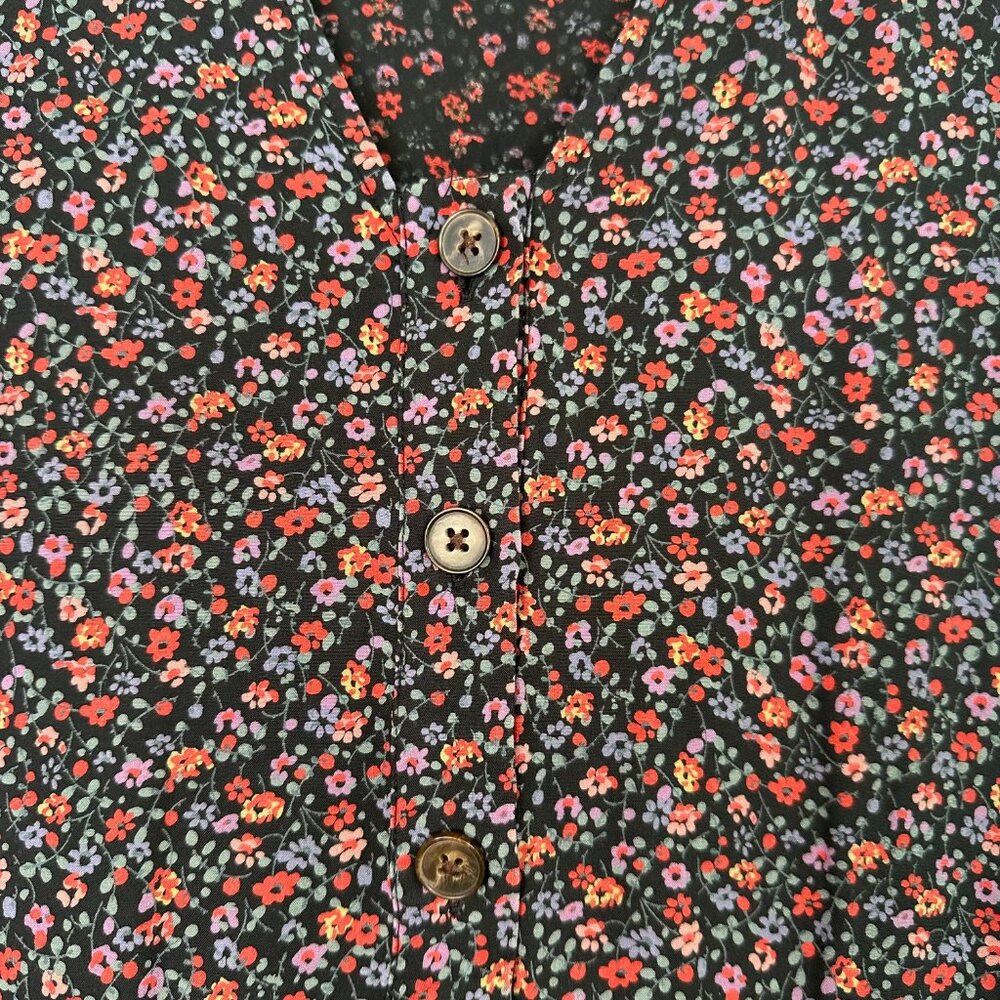 Madewell Easy Midi Dress in Fieldwalk Floral XXS - Picture 9 of 12